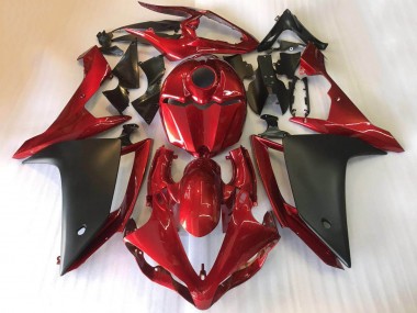 Red Matte Black 2007-2008 Yamaha YZF R1 Motorcycle Fairings
