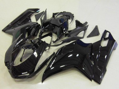 Glossy Black 2007-2014 Ducati 848 Motorcycle Fairings