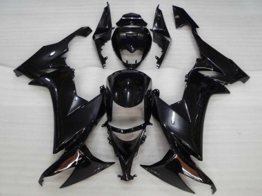 Glossy Black 2008-2010 Kawasaki ZX10R Motorcycle Fairing