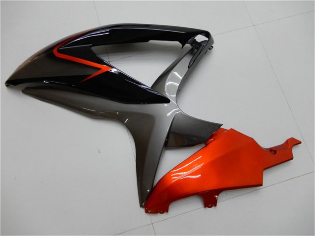 Orange Grey Glossy Black 2008-2010 Suzuki GSXR 600/750 Motorcycle Fairings