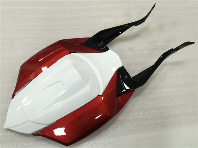 White Red Glossy Black 2008-2010 Suzuki GSXR 600/750 Motorcycle Fairings