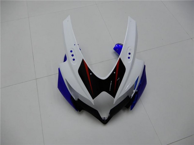 White Blue Black Red Line 2008-2010 Suzuki GSXR 600/750 Motorcycle Fairings