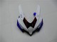 White Blue Black Red Line 2008-2010 Suzuki GSXR 600/750 Motorcycle Fairings