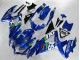Blue White Green Black 2008-2010 Suzuki GSXR 600/750 Motorcycle Fairings