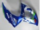 Blue White Green Black 2008-2010 Suzuki GSXR 600/750 Motorcycle Fairings