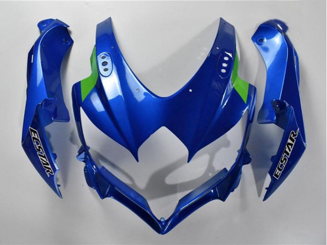 Blue White Green Black 2008-2010 Suzuki GSXR 600/750 Motorcycle Fairings