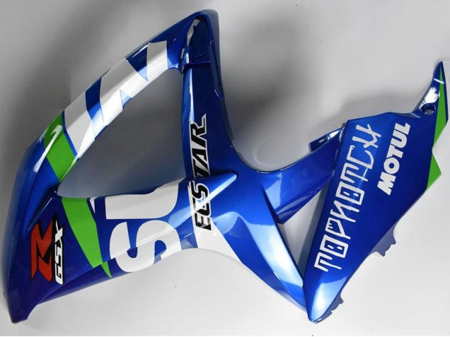 Blue White Green Black 2008-2010 Suzuki GSXR 600/750 Motorcycle Fairings