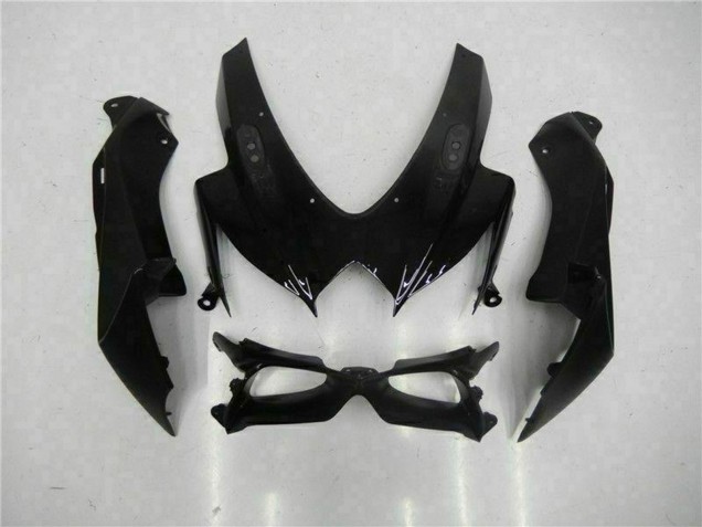 Glossy Black Matte Black 2008-2010 Suzuki GSXR 600/750 Motorcycle Fairings
