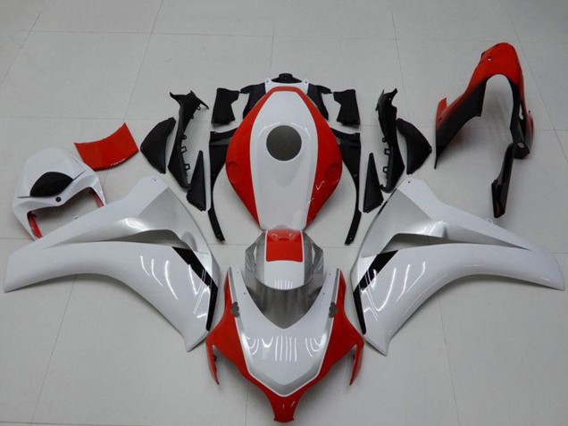 White Red 2008-2011 Honda CBR1000RR Motorcycle Fairings