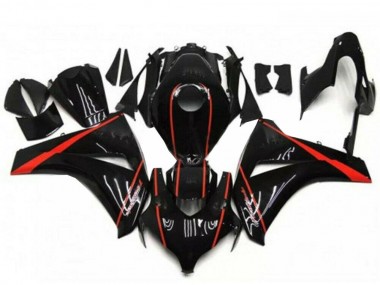 Glossy Black Red 2008-2011 Honda CBR1000RR Motorcycle Fairings