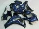 Dark Blue Glossy Black 2008-2011 Honda CBR1000RR Motorcycle Fairings