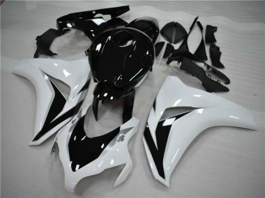 White Glossy Black 2008-2011 Honda CBR1000RR Bike Fairings