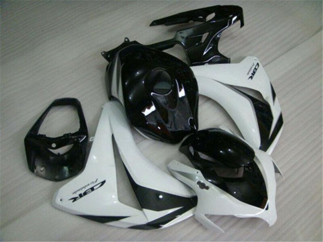 White Glossy Black 2008-2011 Honda CBR1000RR Bike Fairings