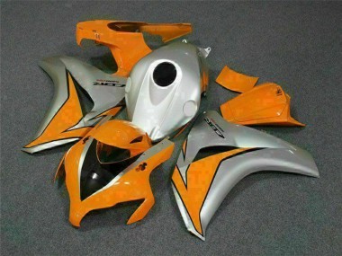 Silver Orange 2008-2011 Honda CBR1000RR Motorcycle Fairings