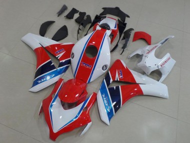 White Red Blue HRC 2008-2011 Honda CBR1000RR Motorcycle Fairing Kits