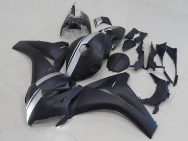 Matte Black Silver 2008-2011 Honda CBR1000RR Motorcycle Fairings