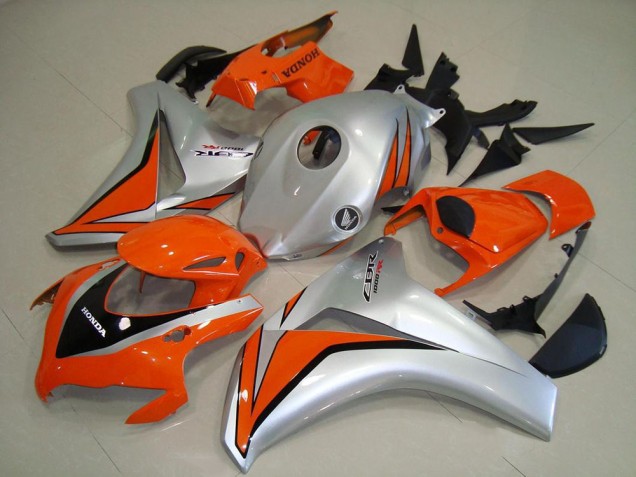Silver Orange Glossy Black 2008-2011 Honda CBR1000RR Motorcycle Fairings