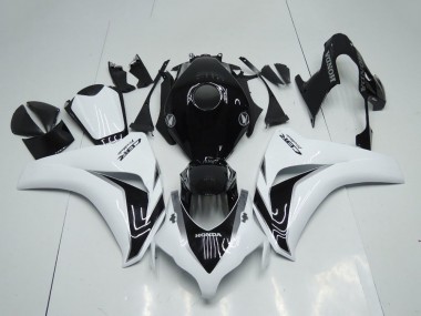 White Glossy Black 2008-2011 Honda CBR1000RR Motorcycle Fairings Kit