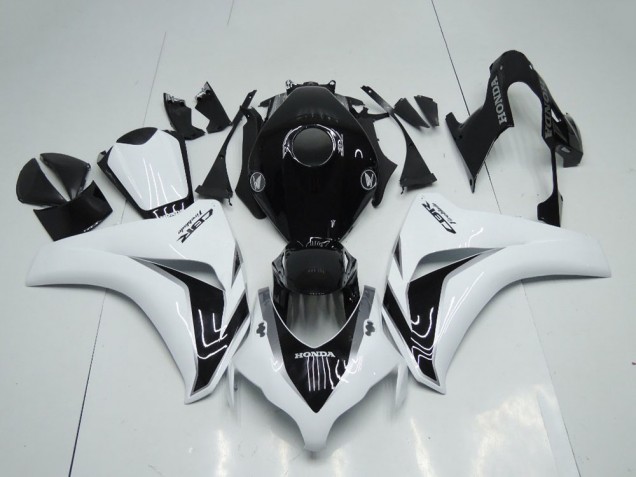 White Glossy Black 2008-2011 Honda CBR1000RR Motorcycle Fairings Kit