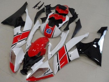 White Red Glossy Black 2008-2016 Yamaha YZF R6 Motorcycle Plastics