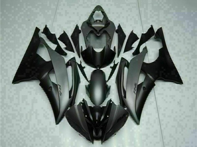 Grey Matte Black 2008-2016 Yamaha YZF R6 Motorcycle Fairings