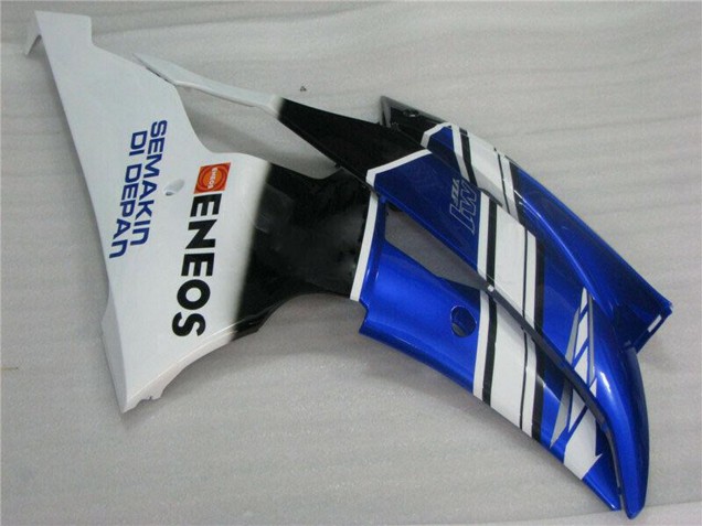 White Blue Black ENEOS Semakin Didepan 2008-2016 Yamaha YZF R6 Motorcycle Fairings