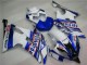 White Blue Red Sterilgarda Volvo Fimer Yamalube 2008-2016 Yamaha YZF R6 Motorcycle Fairings