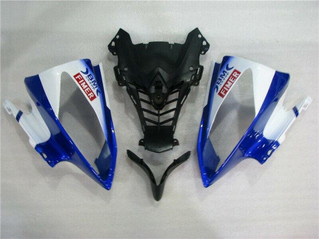 White Blue Red Sterilgarda Volvo Fimer Yamalube 2008-2016 Yamaha YZF R6 Motorcycle Fairings