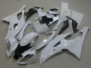 Glossy White 2008-2016 Yamaha YZF R6 Motorcycle Fairing
