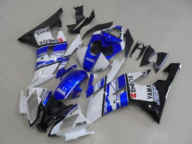 White Blue Glossy Black ENEOS Yamalube 2008-2016 Yamaha YZF R6 Motorcycle Fairings