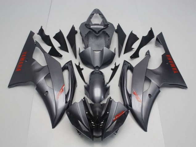 Grey Red Decals 2008-2016 Yamaha YZF R6 Motorcycle Fairing