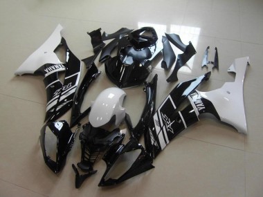 White Glossy Black 2008-2016 Yamaha YZF R6 Motorcycle Fairing