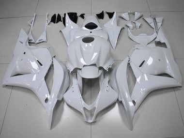 Pearl White 2009-2012 Honda CBR600RR Motorcycle Fairings