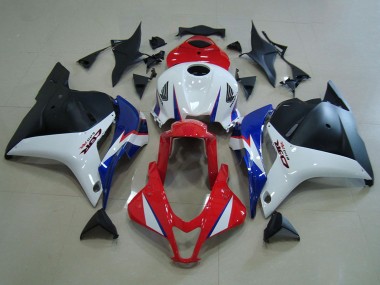 White Red Blue Matte Black 2009-2012 Honda CBR600RR Motorcycle Fairings