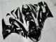 Glossy Black White Ninja 2009-2012 Kawasaki ZX6R Motorcycle Fairings