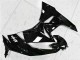 Glossy Black White Ninja 2009-2012 Kawasaki ZX6R Motorcycle Fairings