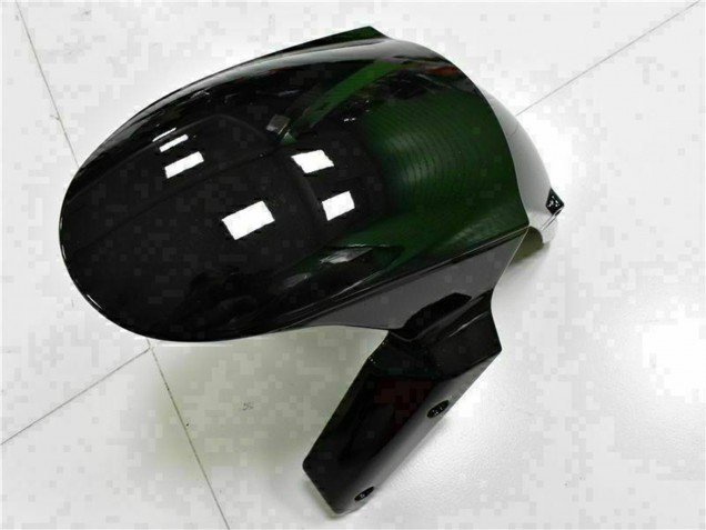 Glossy Black White Ninja 2009-2012 Kawasaki ZX6R Motorcycle Fairings