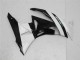 Glossy Black White 2009-2012 Kawasaki ZX6R Motorcycle Fairings