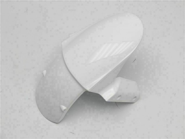 Glossy Black White 2009-2012 Kawasaki ZX6R Motorcycle Fairings