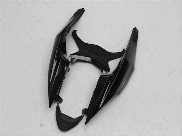 Glossy Black White 2009-2012 Kawasaki ZX6R Motorcycle Fairings