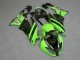 Green Glossy Black Elf Touch4 Bridgestone 2009-2012 Kawasaki ZX6R Motorcycle Fairings