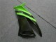 Green Glossy Black Elf Touch4 Bridgestone 2009-2012 Kawasaki ZX6R Motorcycle Fairings