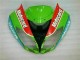 Green White Red Black Blue Motocard 2009-2012 Kawasaki ZX6R Motorcycle Fairings