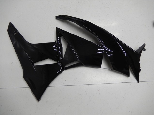 Glossy Black 2009-2012 Kawasaki ZX6R Motorcycle Fairings