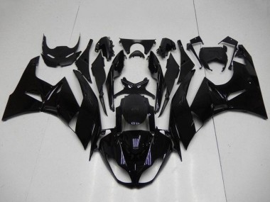 Glossy Black 2009-2012 Kawasaki ZX6R Motorcycle Fairings