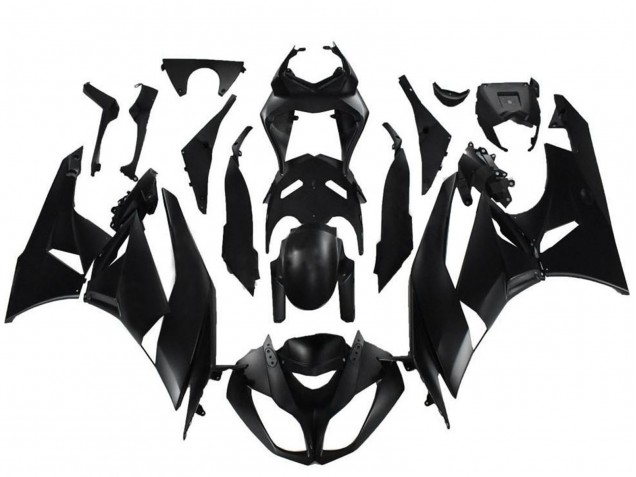 Matte Black 2009-2012 Kawasaki ZX6R Motorcycle Fairings