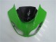 Green Glossy Black 2009-2012 Kawasaki ZX6R Motorcycle Fairing Kits