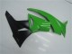 Green Glossy Black 2009-2012 Kawasaki ZX6R Motorcycle Fairing Kits