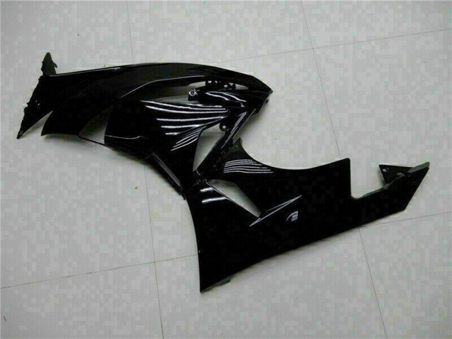 Glossy Black Green 2009-2012 Kawasaki ZX6R Motorcycle Fairings
