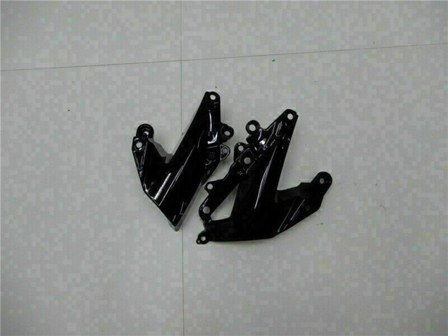 Glossy Black Green 2009-2012 Kawasaki ZX6R Motorcycle Fairings